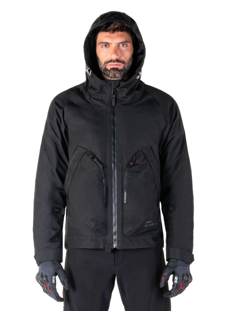 Alpinestars Morush Waterproof Motorjas Zwart, productfoto 6