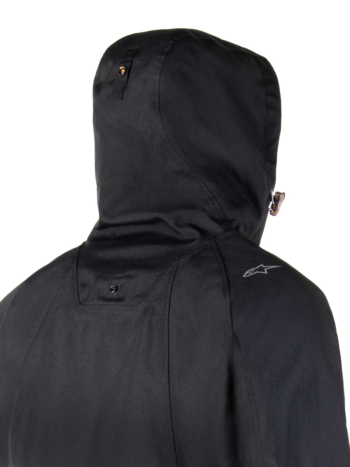Alpinestars Morush Waterproof Motorjas Zwart, productfoto 2