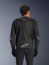 Alpinestars T-GP Air Motorjas Zwart, achteraanzicht