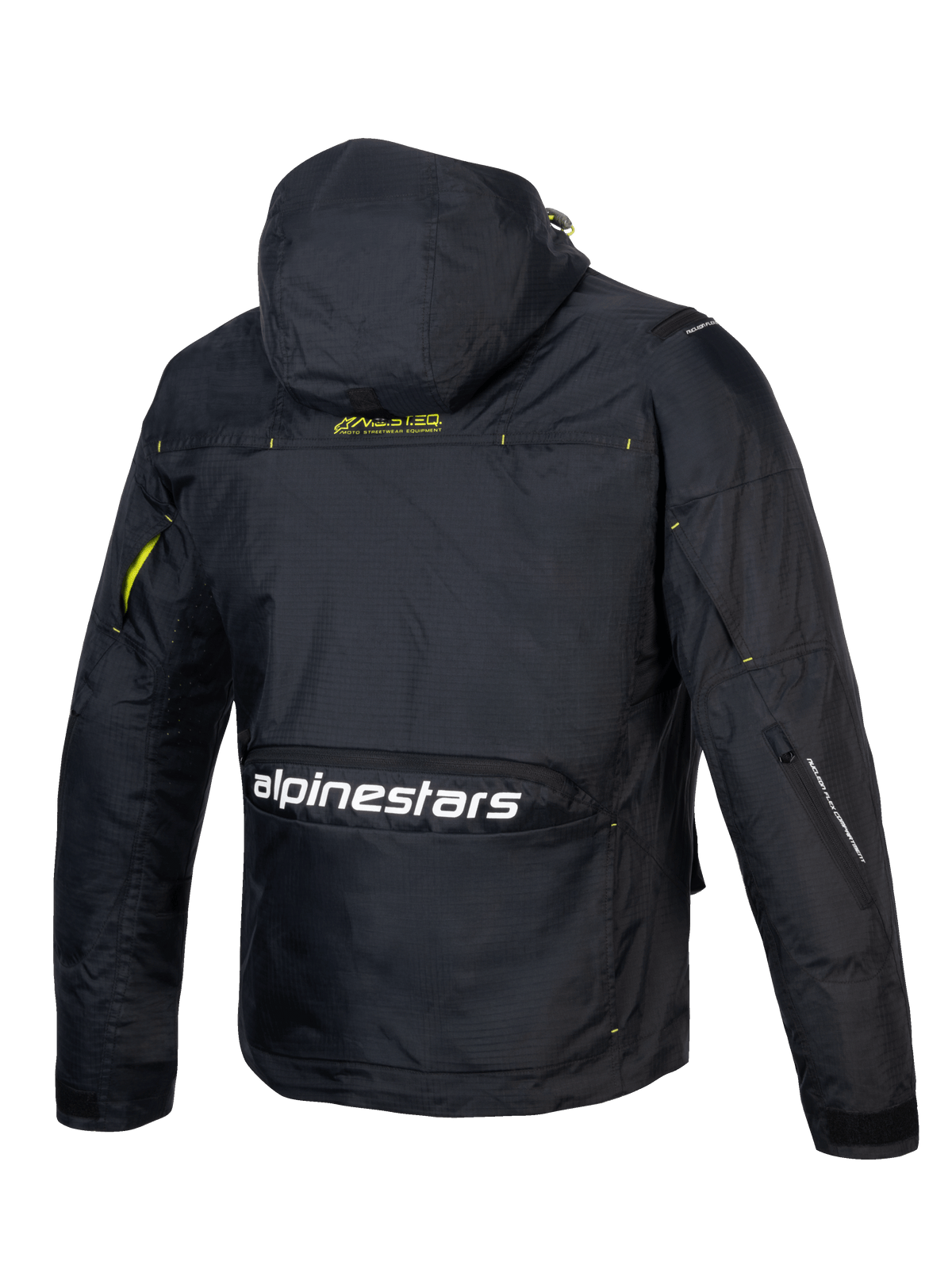 Alpinestars Mogress Air Motorjas Zwart en geel, achteraanzicht