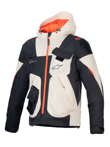 Alpinestars Mogress Air Motorjas Zwart en beige, vooraanzicht