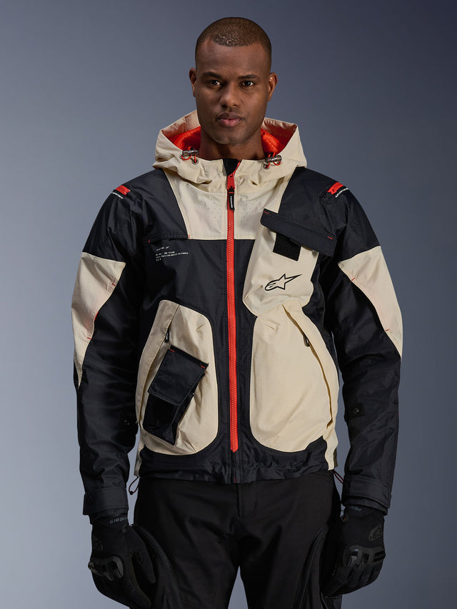 Alpinestars Mogress Air Motorjas Zwart en beige, productfoto 1