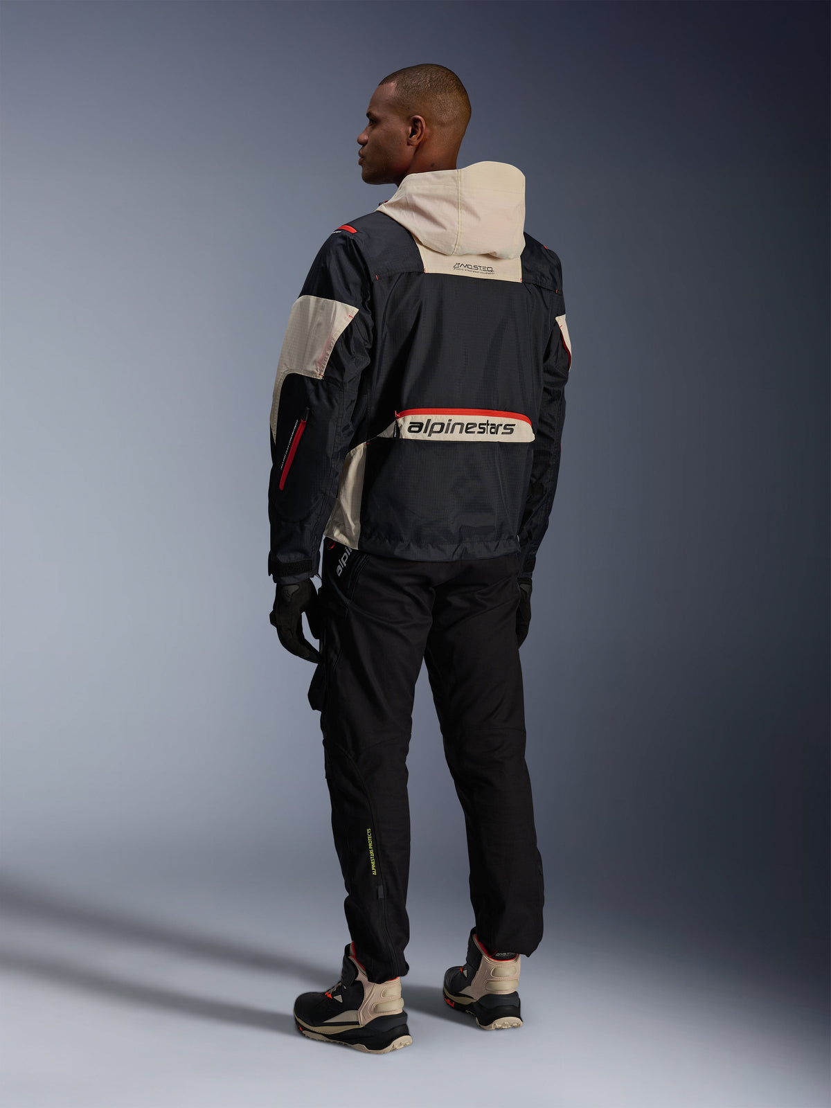 Alpinestars Mogress Air Motorjas Zwart en beige, productfoto 4