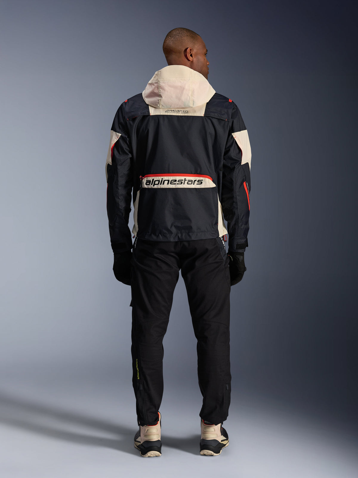 Alpinestars Mogress Air Motorjas Zwart en beige, productfoto 3