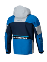 Alpinestars Mogress Air Motorjas Blauw en beige, achteraanzicht