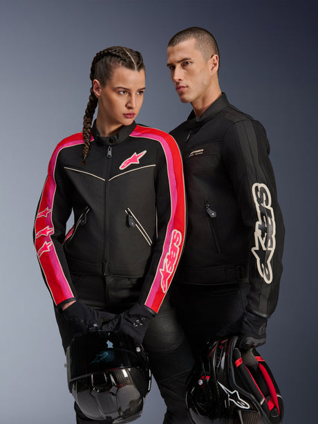 Alpinestars T-Dyno Air Motorjas Dames Zwart en rood, productfoto 9