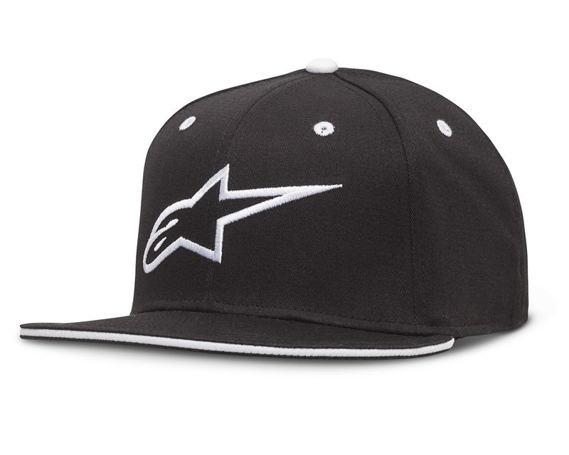 Alpinestars Ageless Flatbill Pet Zwart en wit, productfoto 1