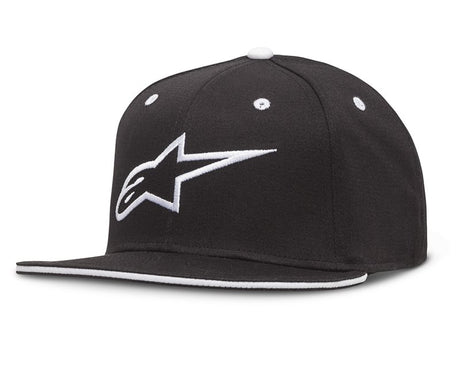 Alpinestars Ageless Flatbill Pet Zwart en wit, productfoto 1