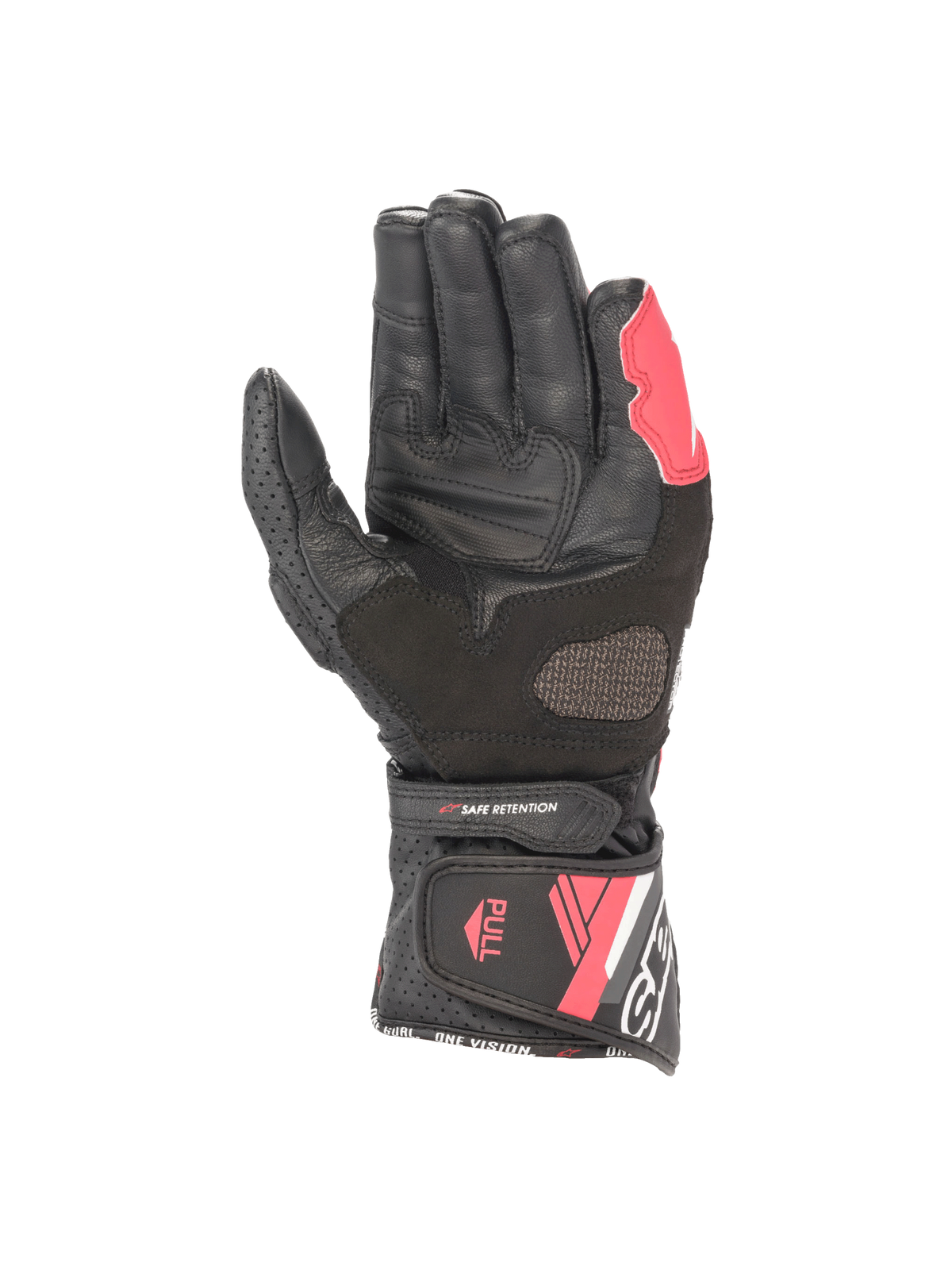 Alpinestars SP-8 v3 Motorhandschoenen Dames Zwart en roze, achteraanzicht