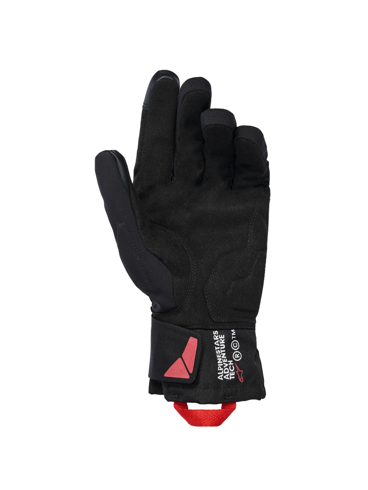 Alpinestars XT-3 Drystar Motorhandschoenen Zwart, achteraanzicht