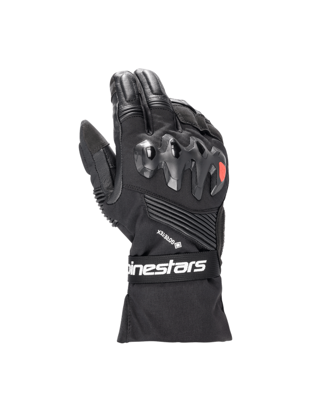 Alpinestars Boulder Gore-Tex Gore Grip Motorhandschoenen Zwart, vooraanzicht