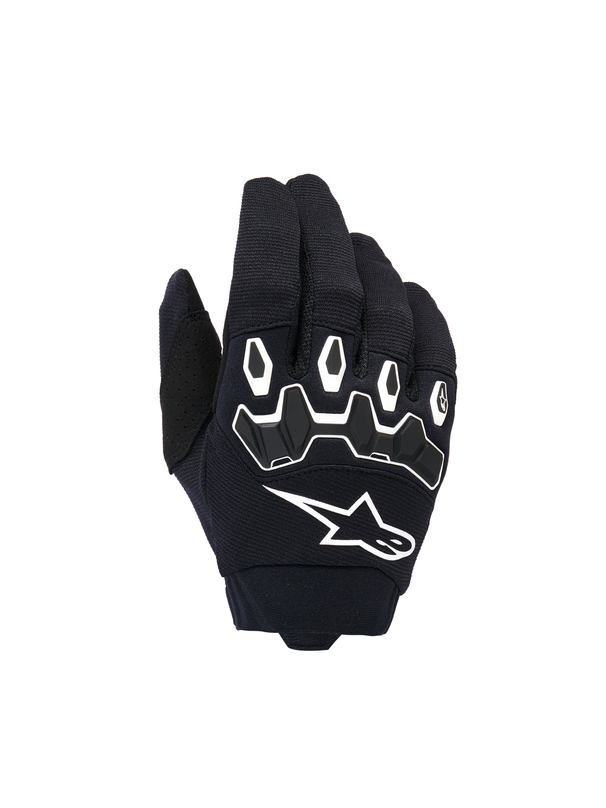 Alpinestars Full Bore v2 Motorhandschoenen Junior Zwart en wit, vooraanzicht