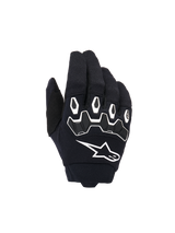 Alpinestars Full Bore v2 Motorhandschoenen Junior Zwart en wit, vooraanzicht