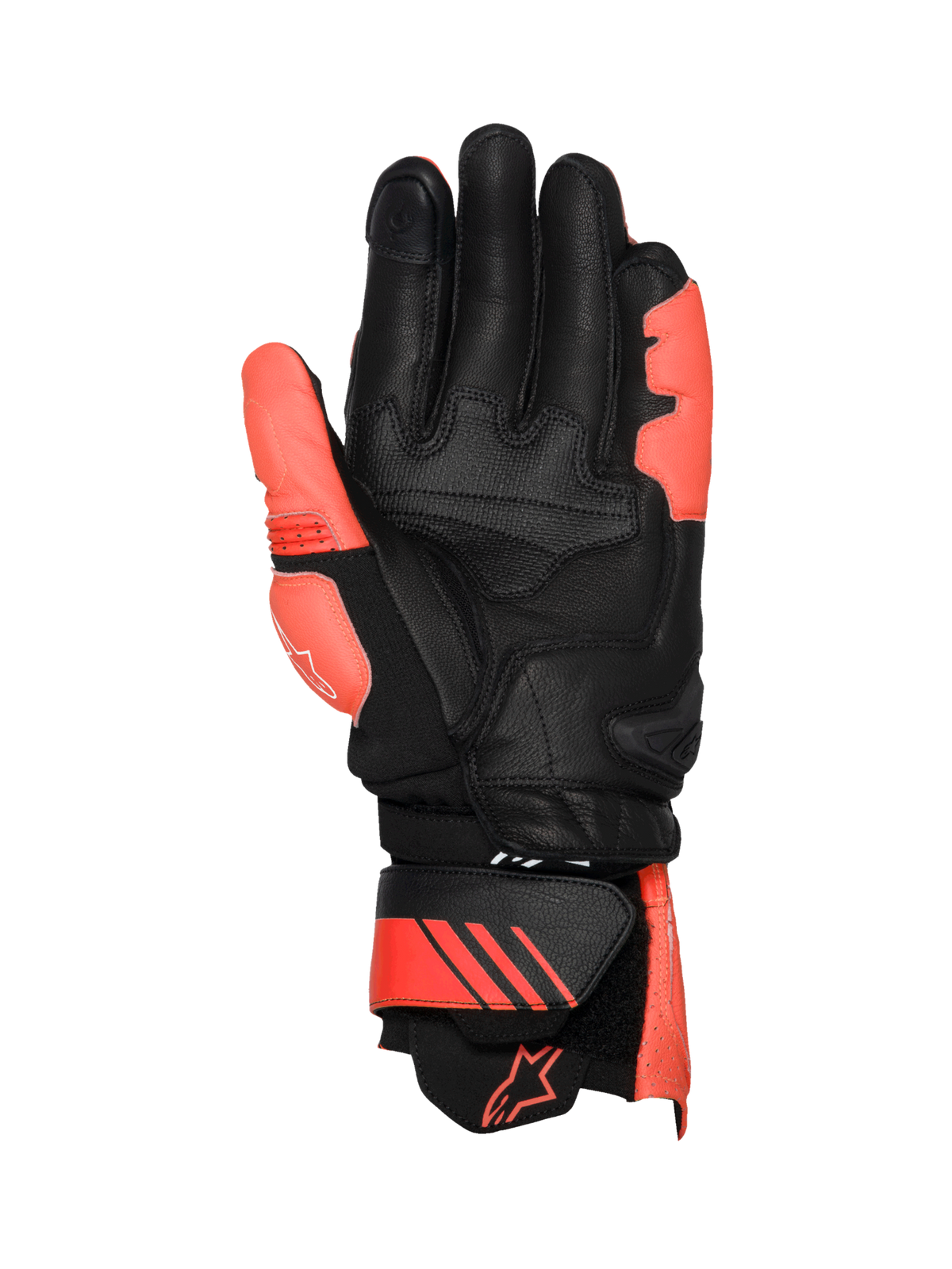 Alpinestars GP Plus R v3 Motorhandschoenen Fluorood, achteraanzicht