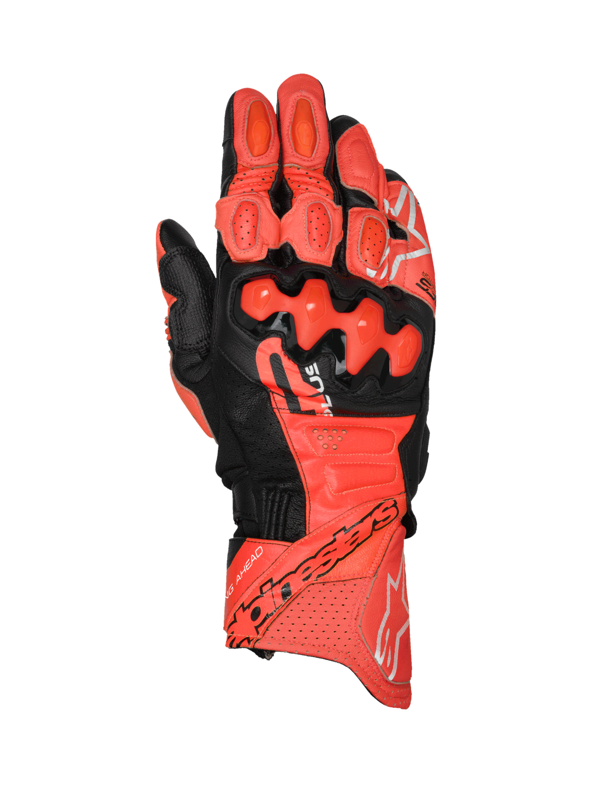 Alpinestars GP Plus R v3 Motorhandschoenen Fluorood, vooraanzicht