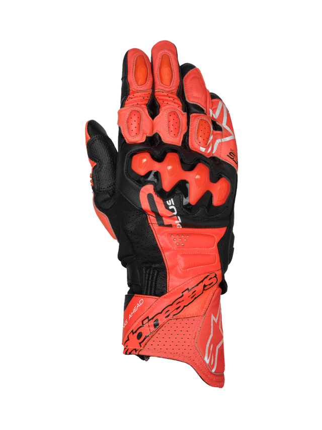 Alpinestars GP Plus R v3 Motorhandschoenen Fluorood, vooraanzicht