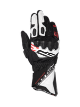 Alpinestars SP-3 Motorhandschoenen Zwart, wit en rood, vooraanzicht