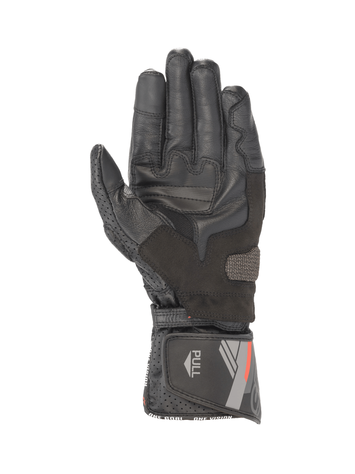 Alpinestars SP-8 v3 Motorhandschoenen Zwart, achteraanzicht