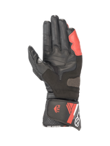 Alpinestars SP-8 v3 Motorhandschoenen Zwart, wit en rood, achteraanzicht