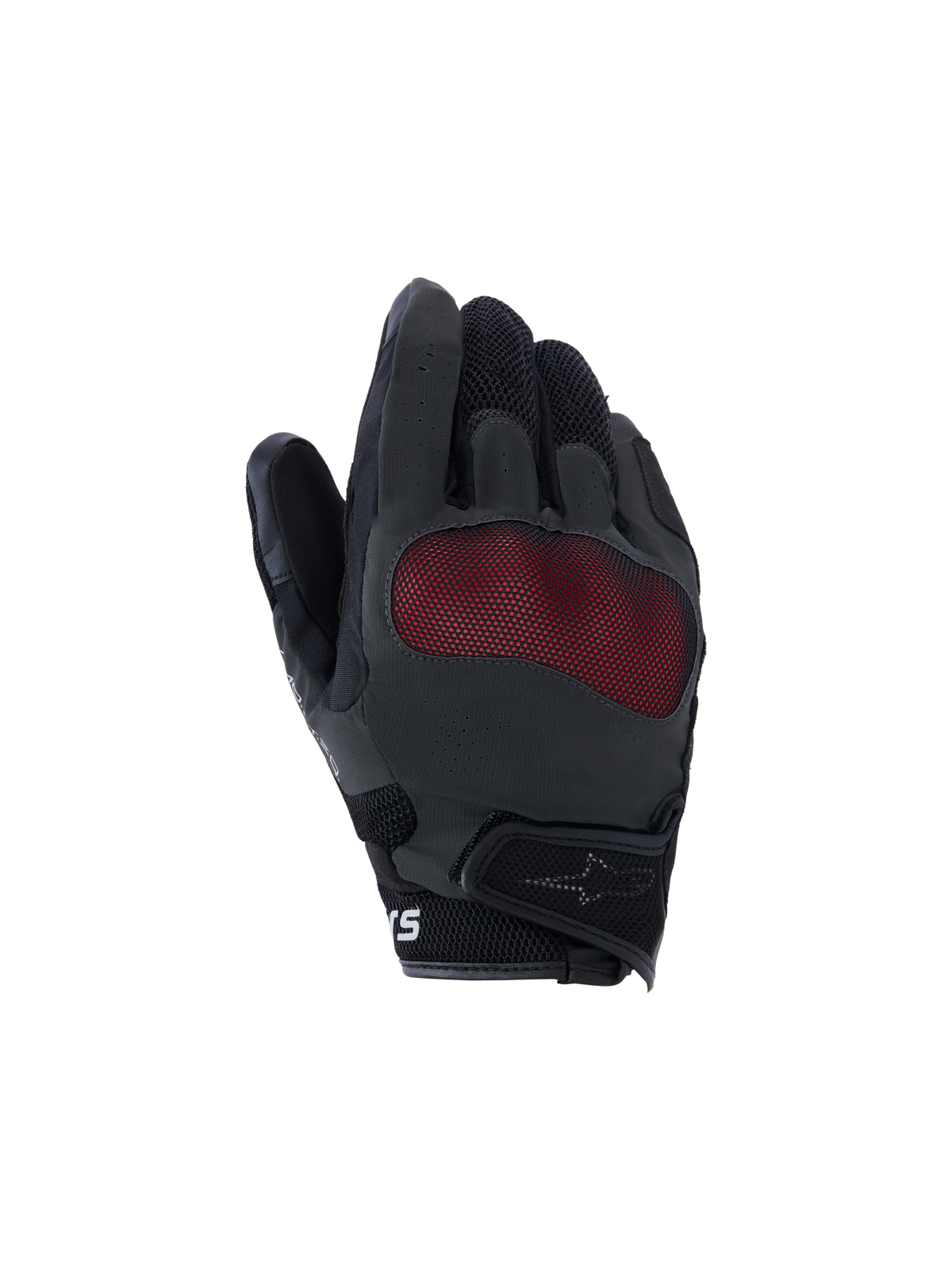 Alpinestars Mogress Airflow Motorhandschoenen Grijs en zwart, vooraanzicht
