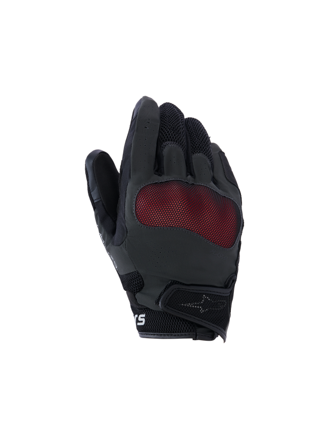 Alpinestars Mogress Airflow Motorhandschoenen Grijs en zwart, vooraanzicht