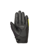 Alpinestars SMX-1 Air v2 Motorhandschoenen Zwart en fluogeel, achteraanzicht