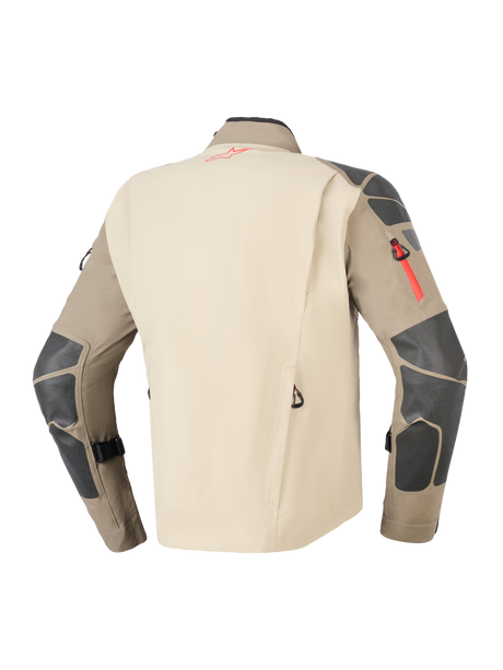 Alpinestars Nazca 3L GTX Motorjas Bruin, achteraanzicht 2