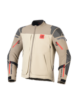 Alpinestars Nazca 3L GTX Motorjas Bruin, vooraanzicht 2