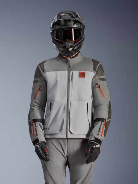 Alpinestars Nazca 3L GTX Motorjas Grijs, vooraanzicht