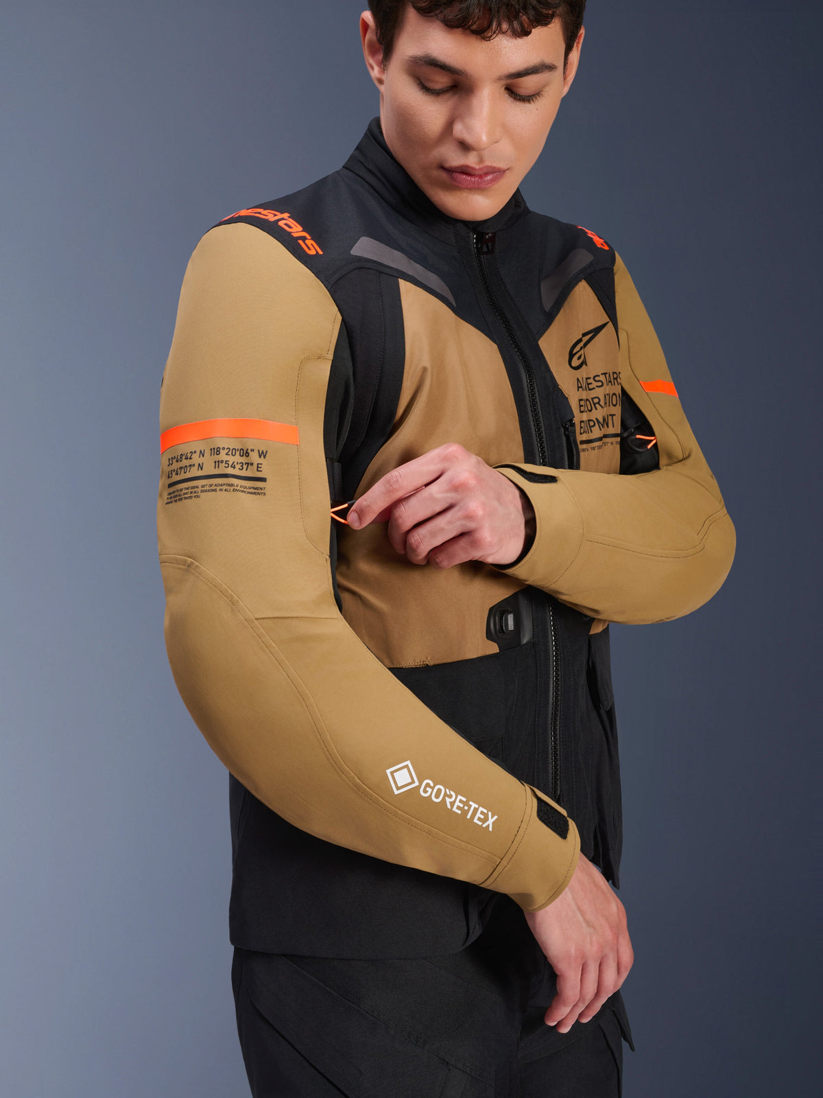 Alpinestars ST-7 2L GTX Motorjas Bruin en zwart, productfoto 5