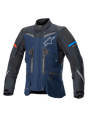 Alpinestars Boulder Gore-Tex Motorjas Blauw en zwart, vooraanzicht