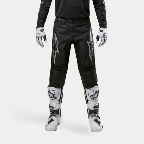 Alpinestars Fluid Graphite Crossbroek Zwart en zilver, productfoto 3