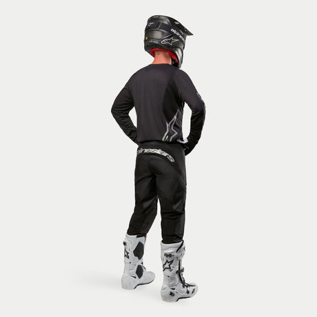 Alpinestars Fluid Graphite Crossbroek Zwart en zilver, productfoto 7