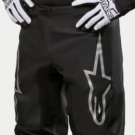 Alpinestars Fluid Graphite Crossbroek Zwart en zilver, productfoto 4