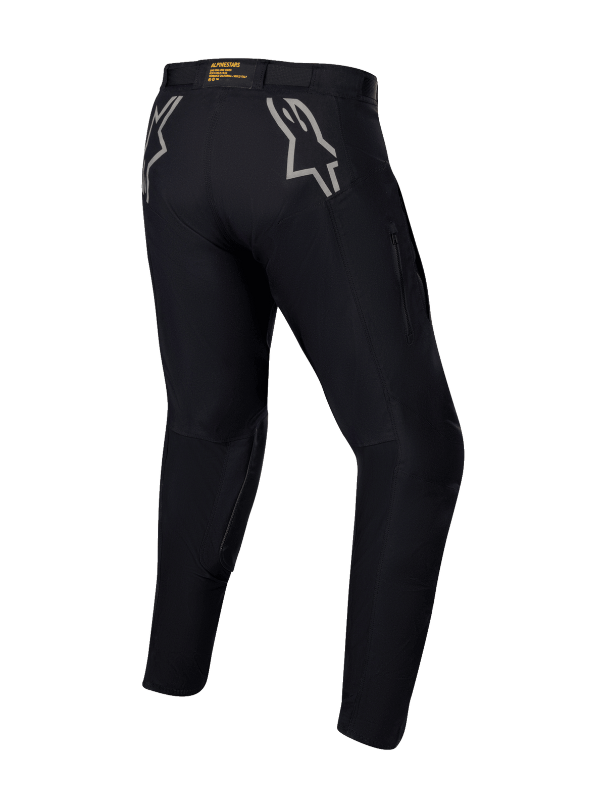 Alpinestars Techdura Crossbroek Zwart, achteraanzicht