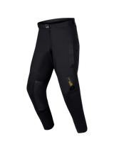 Alpinestars Techdura Crossbroek Zwart, vooraanzicht