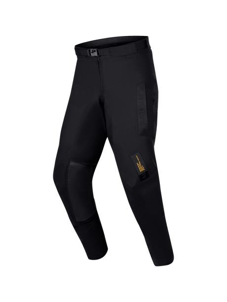 Alpinestars Techdura Crossbroek Zwart, vooraanzicht