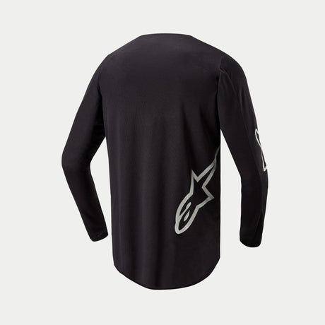 Alpinestars Fluid Graphite Crossshirt Zwart en zilver, productfoto 4