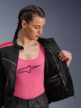 Alpinestars T-Dyno Air Motorjas Dames Zwart en rood, productfoto 8