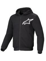 Alpinestars Chrome v2 Motorjas Zwart en wit, vooraanzicht