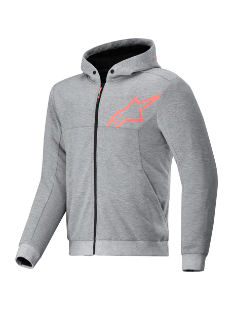 Alpinestars Chrome v2 Motorjas Grijs en blauw, vooraanzicht