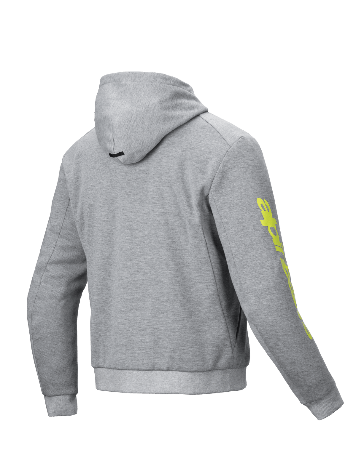 Alpinestars Chrome v2 Motorjas Grijs en fluogeel, achteraanzicht