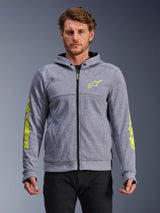 Alpinestars Chrome v2 Motorjas Grijs en fluogeel, productfoto 1
