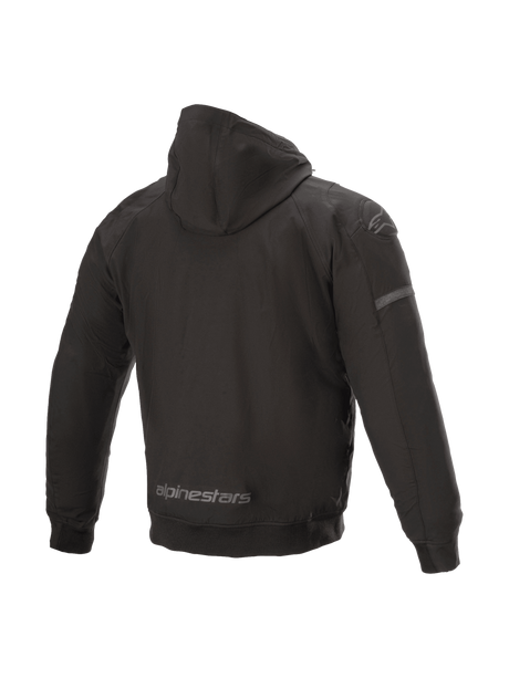 Alpinestars Sektor v2 Tech Hoodie Motorjas Zwart, achteraanzicht