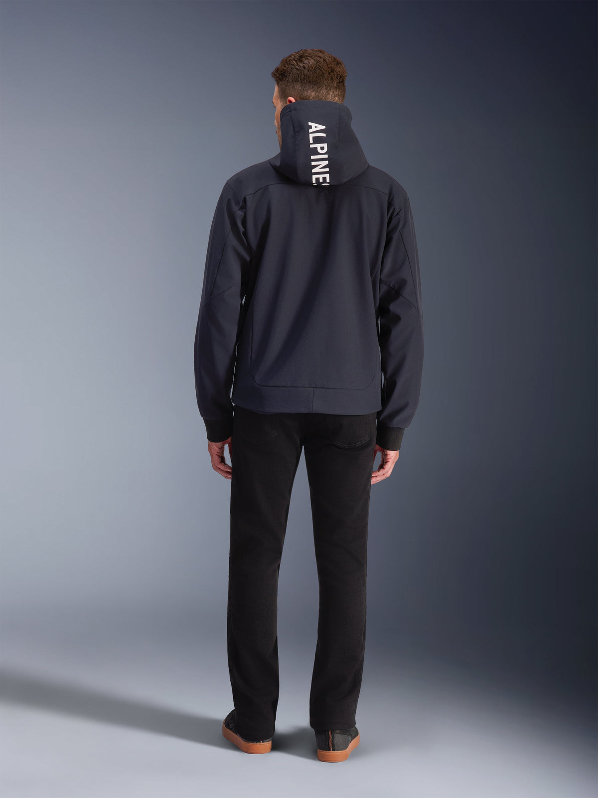 Alpinestars Radium Tech Hoodie Grijs, achteraanzicht