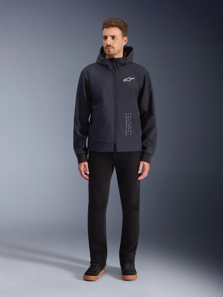 Alpinestars Radium Tech Hoodie Grijs, vooraanzicht