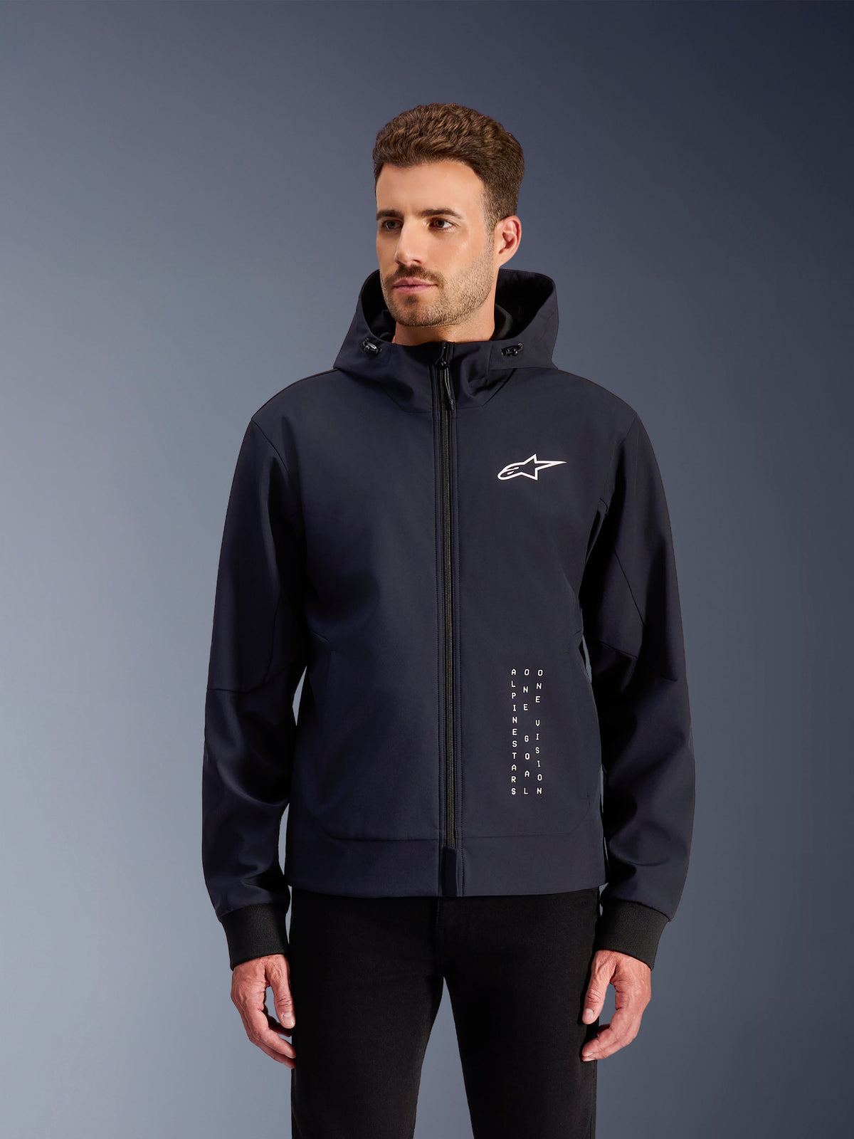 Alpinestars Radium Tech Hoodie Grijs, productfoto 1