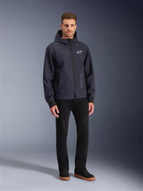 Alpinestars Radium Tech Hoodie Grijs, schuin vooraanzicht
