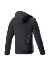 Alpinestars Sherpa Hoodie Zwart, achteraanzicht