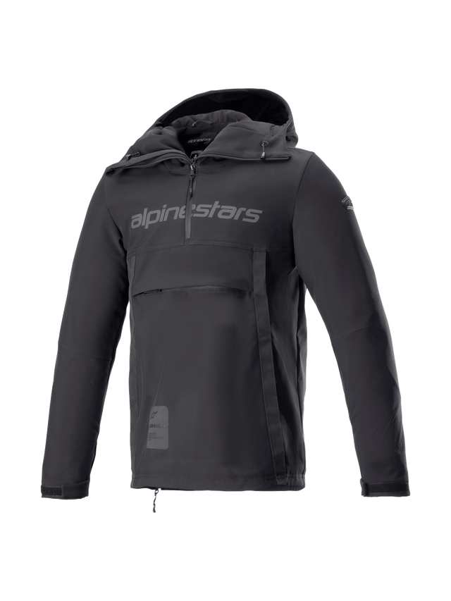 Alpinestars Sherpa Hoodie Zwart, vooraanzicht